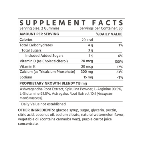 TruHeight Growth Gummy