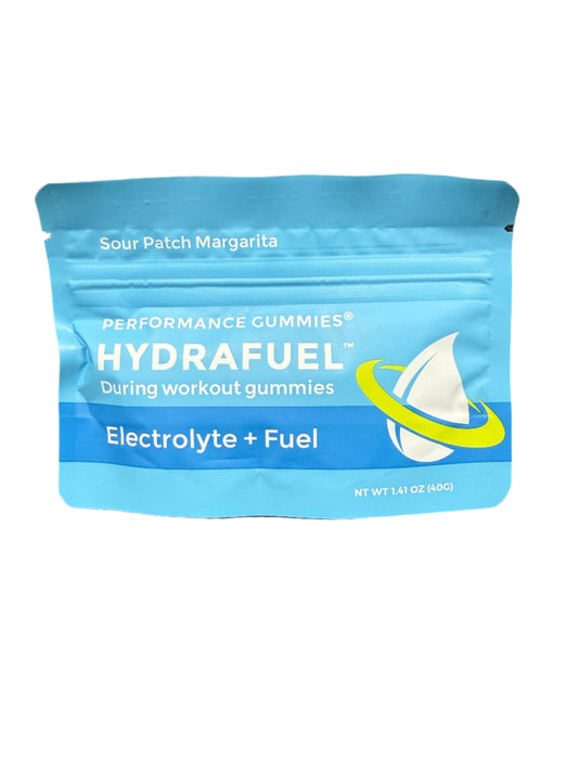 HydraFuel During Workout Gummies Electrolyte + Fuel Sour Patch Margarita Flavor 4 Per Patch