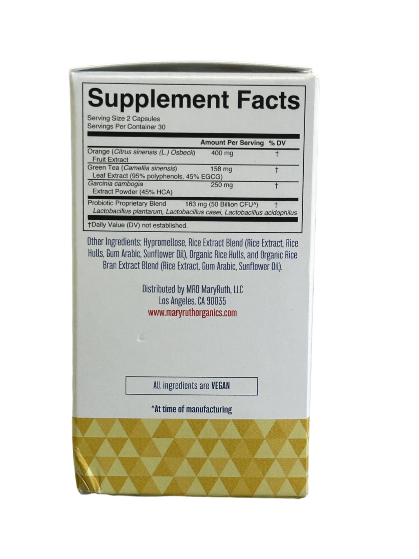 Mary Ruth's Probiotic Weight Managment Capsules