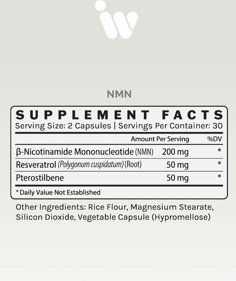 InfiniWell NMN Cellular Aging & NAD Support Natural Healthcare