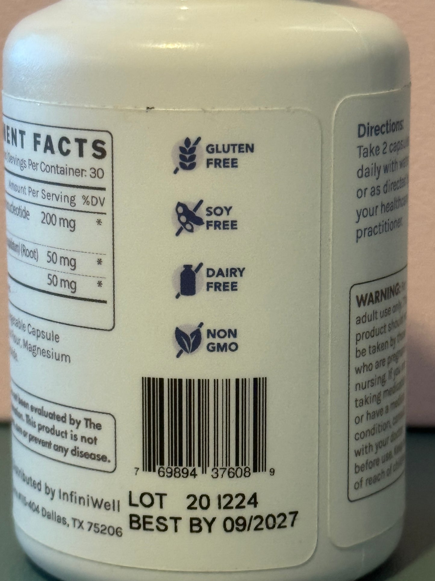 InfiniWell NMN Cellular Aging & NAD Support Natural Healthcare