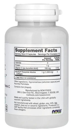 NOW Aquatic Beauty 90 Ct Supplements Healthy Skin, Hair & Nails