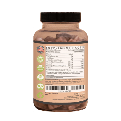 TruHeight Growth Gummy