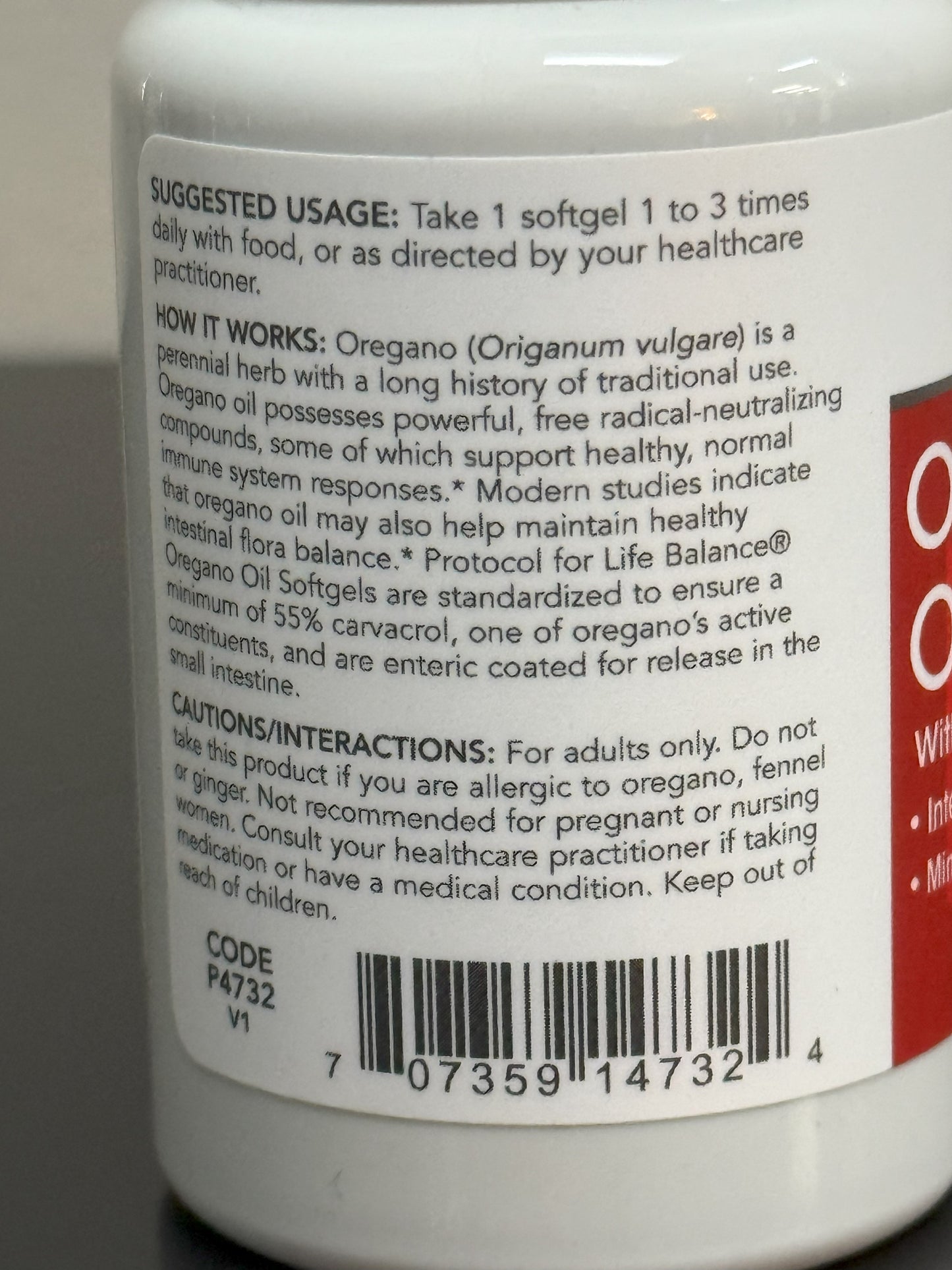 Protocol for Life Balance Oregano Oil