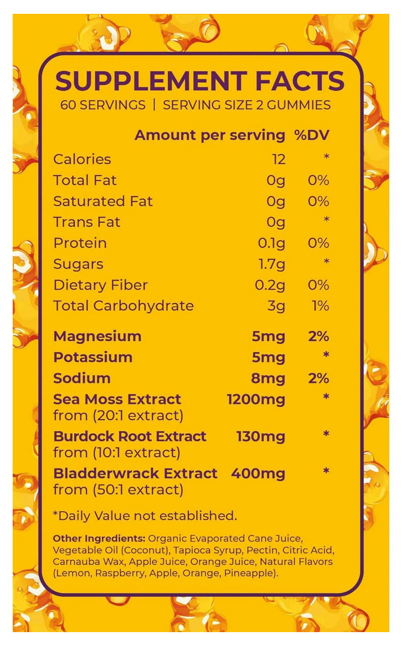 True Sea Moss- Sea Moss Gummies