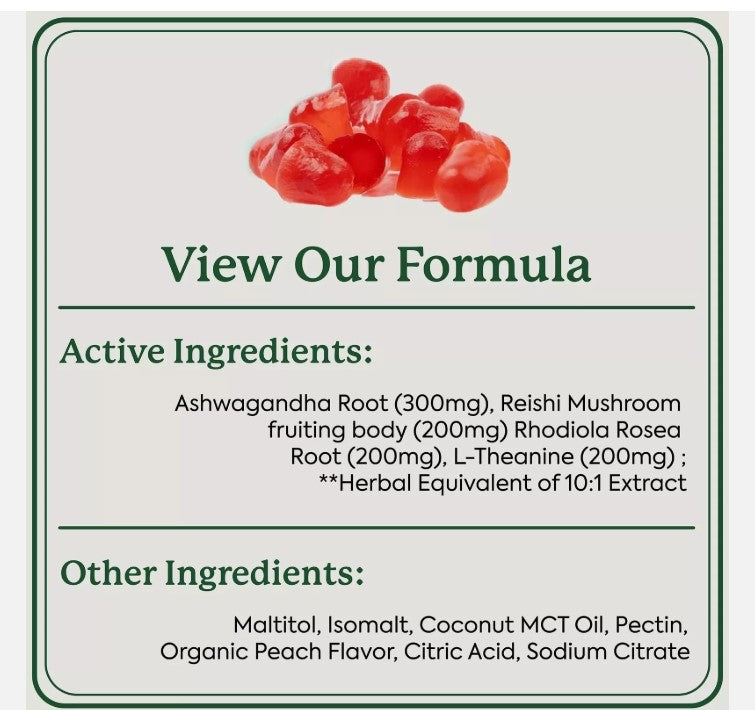 Plant People Wonder Calm Mushroom Gummies 10 Count