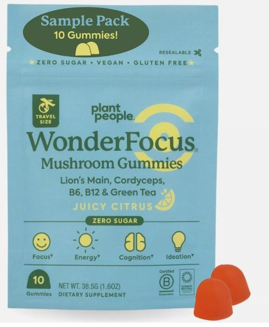 Plant People Wonder Focus Mushroom Gummies