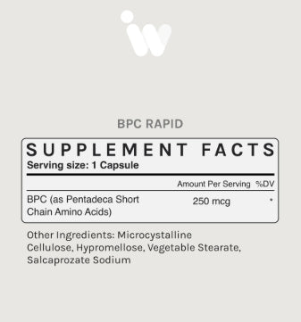 BPC-157 Rapid – Fast-Acting Daily Support for Muscle, Joint & Gut Support