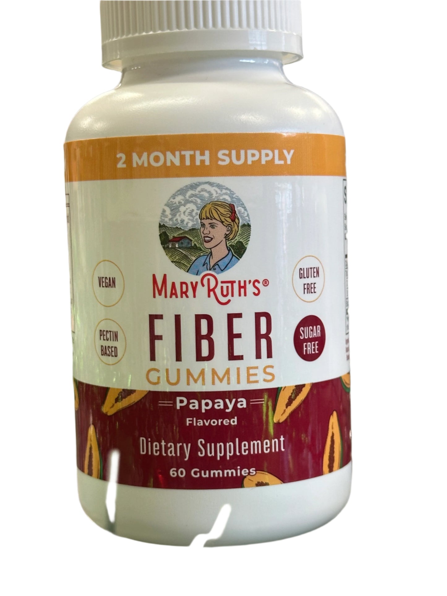 MaryRuth's Fiber Gummies Papaya