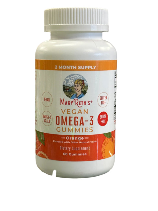 MaryRuth's Vegan Omega-3 Gummies Orange