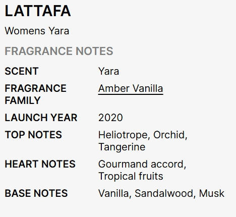 Lattafa Yara Eau de Parfum – 50ml
