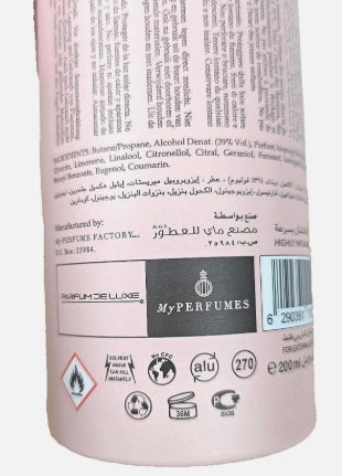 New DONNA Perfume Body Spray – 200ml (6.76 fl oz)