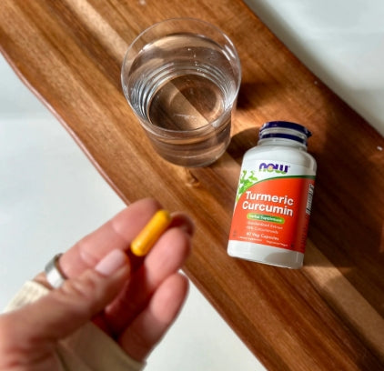 NOW Turmeric Curcumin- 60 Vegan Capsules Natural Joint & Antioxidant Support