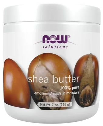 NOW Solutions Shea Butter Skin Emollient Seals in Moisture for Dry Rough Skin- 7 ounces
