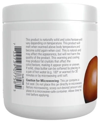 NOW Solutions Shea Butter Skin Emollient Seals in Moisture for Dry Rough Skin- 7 ounces