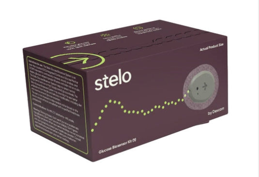 Stelo Continuous Glucose Monitor for Health & Wellness [ 2 Pack ] 1 Month Supply