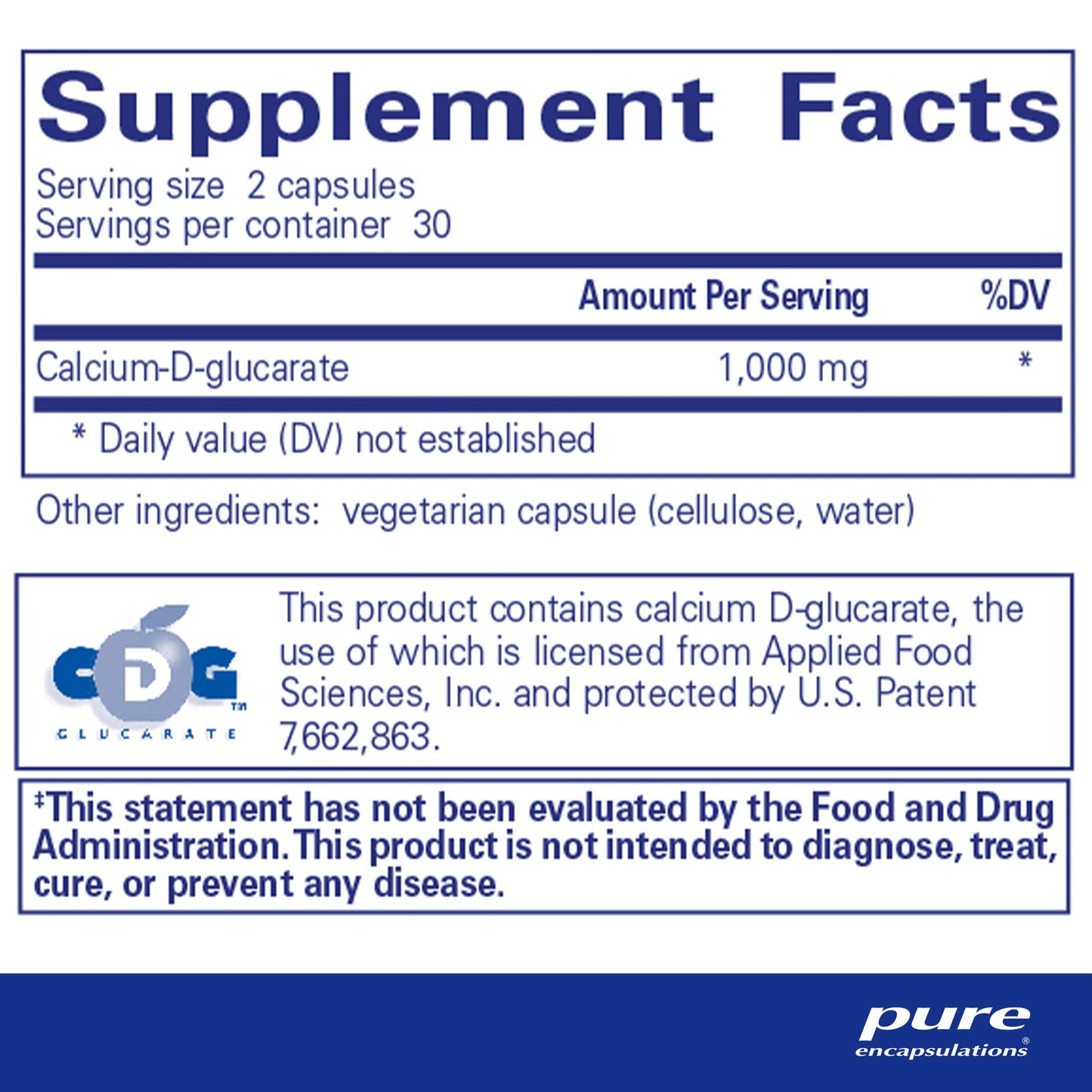 Calcium d Glucarate