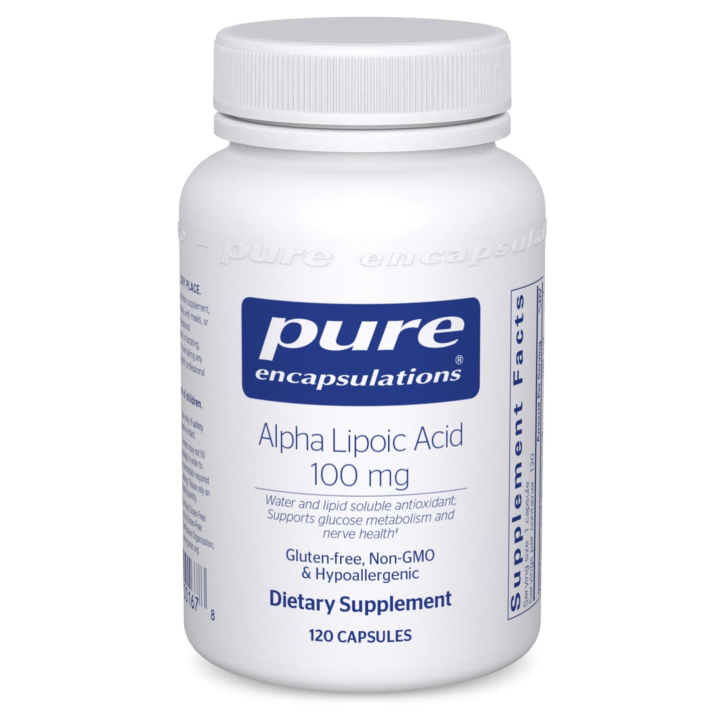 Alpha Lipoic Acid 100 mg.