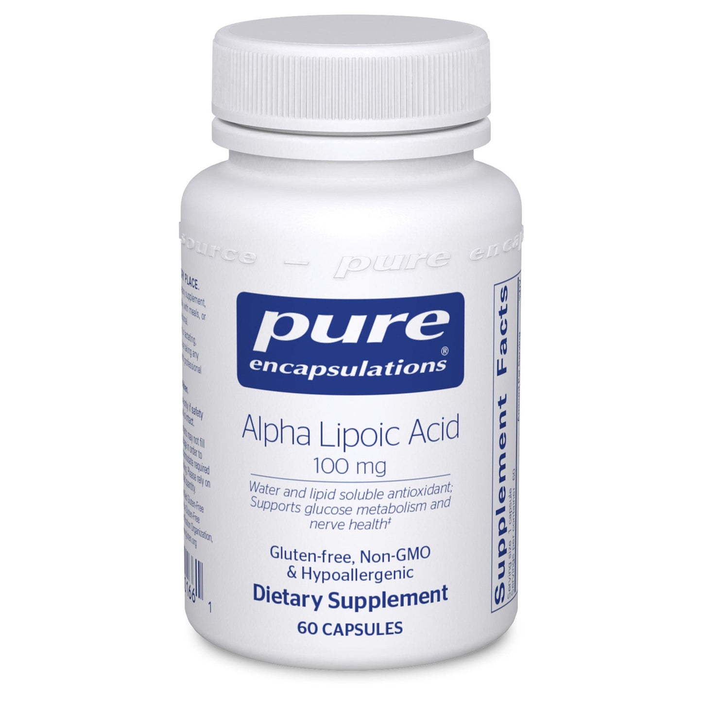 Alpha Lipoic Acid 100 mg.