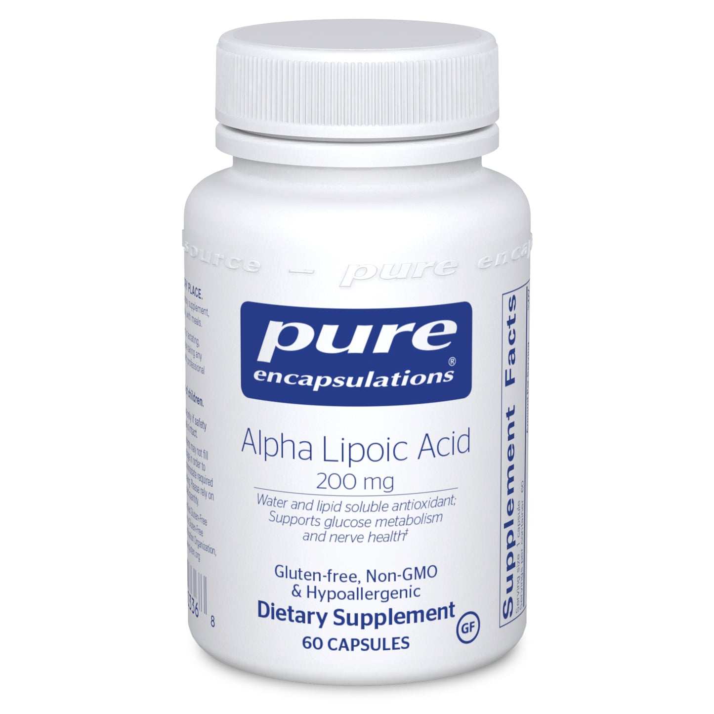 Alpha Lipoic Acid 200 mg.