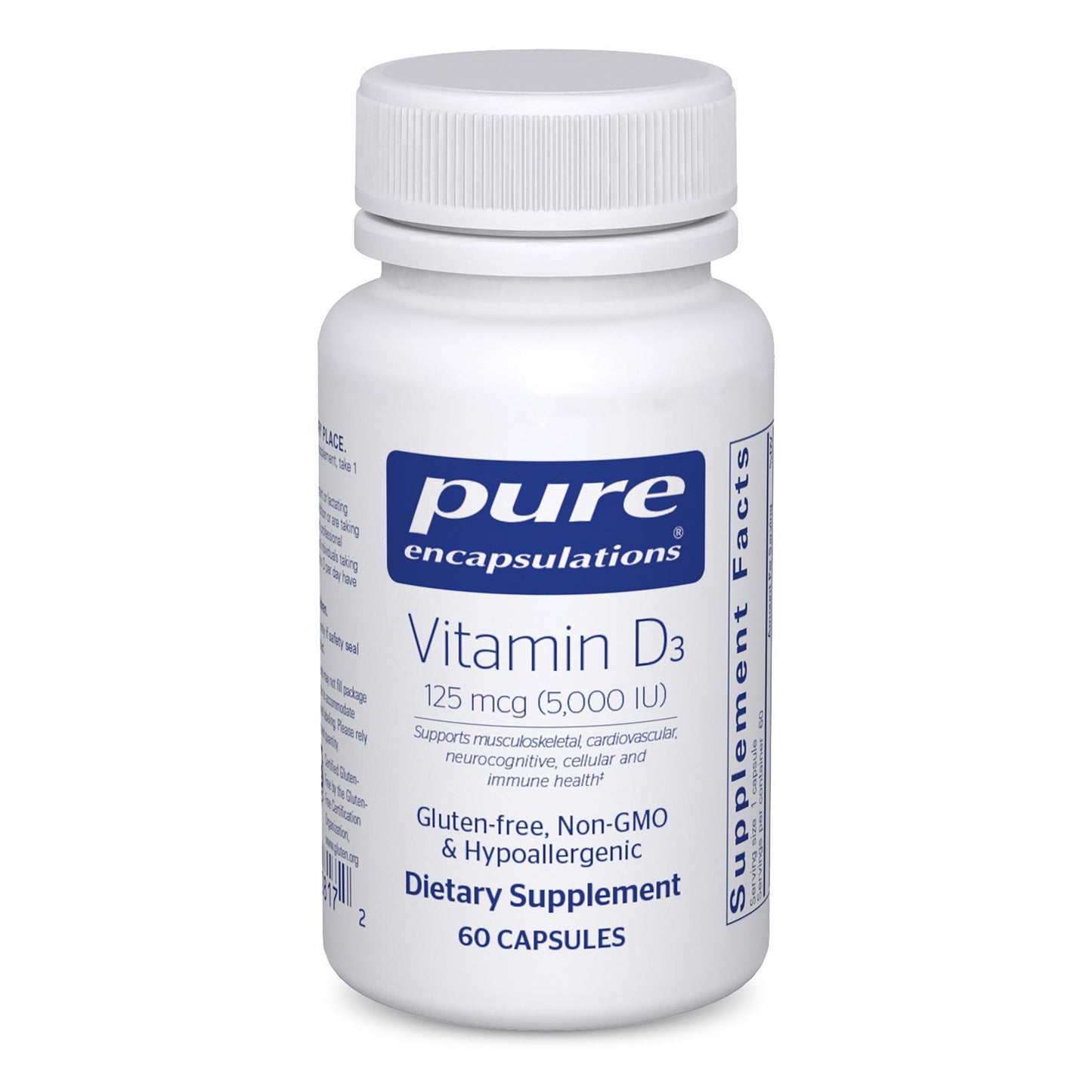 Vitamin D3 125 mcg (5,000 IU)