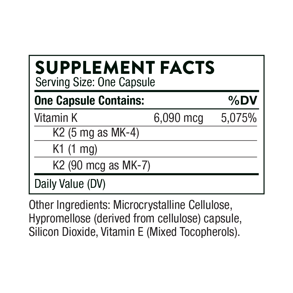 Vitamin K - formerly 3-K Complete